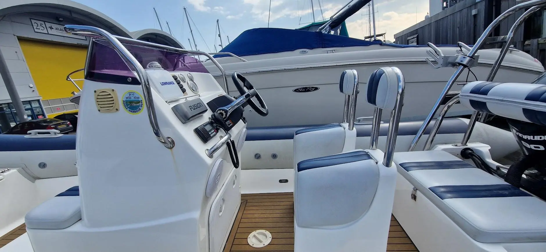 2010 Evinrude 550 rib