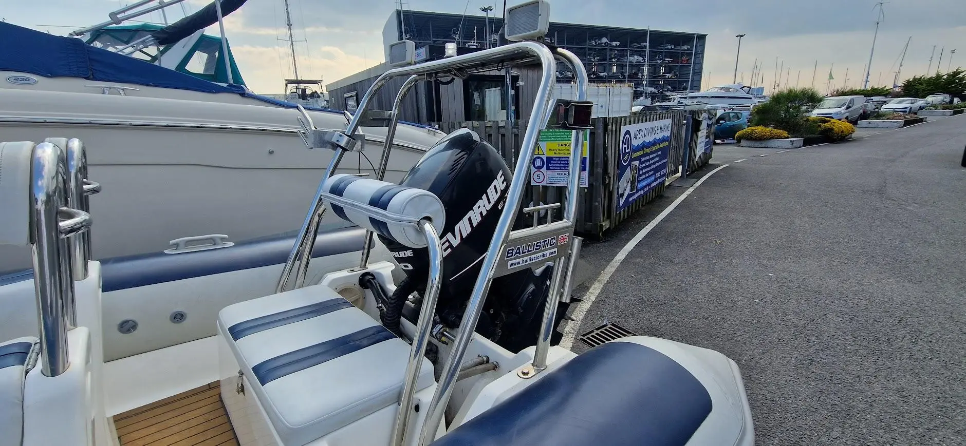 2010 Evinrude 550 rib