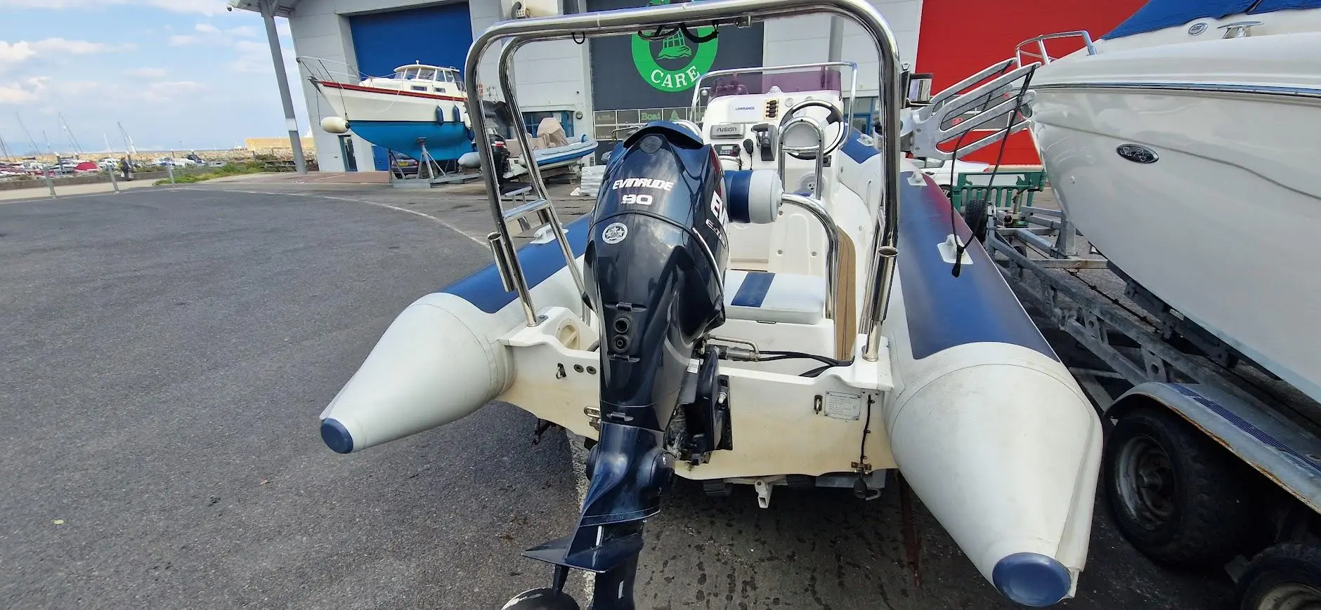 2010 Evinrude 550 rib