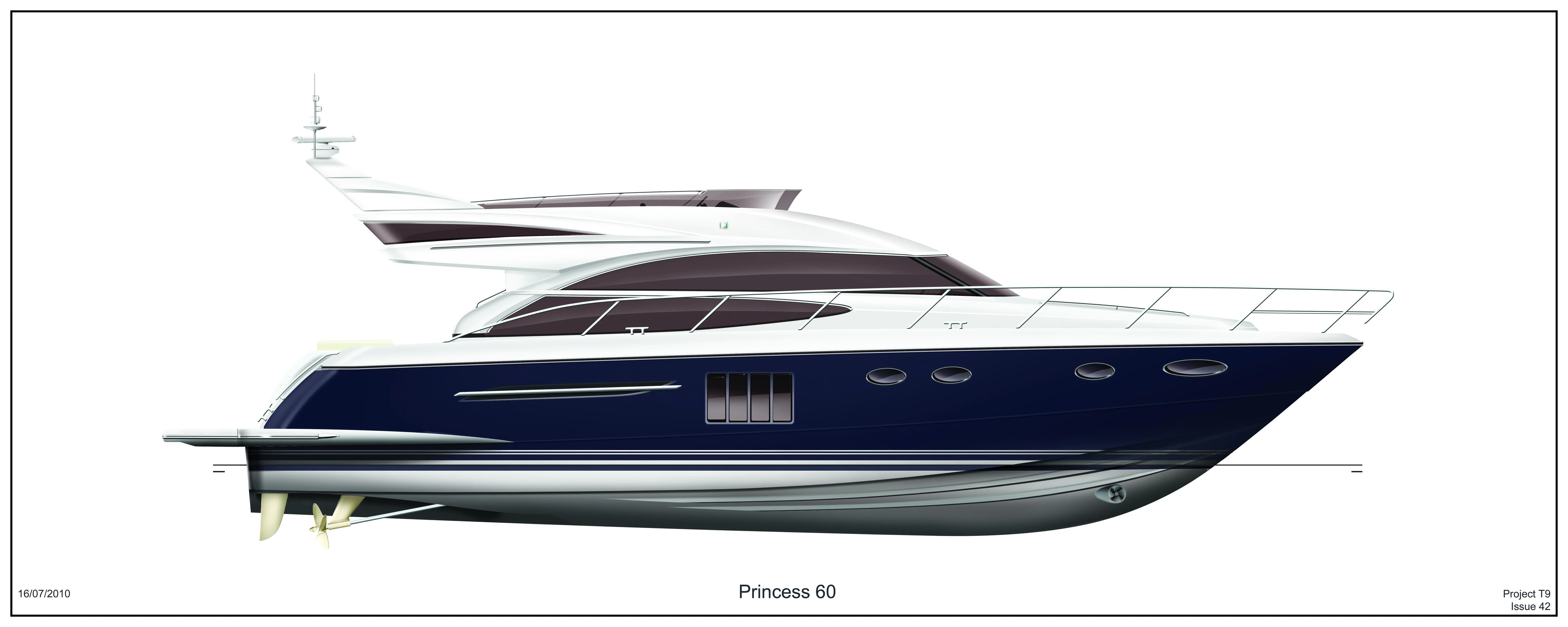 2012 Princess 60 flybridge