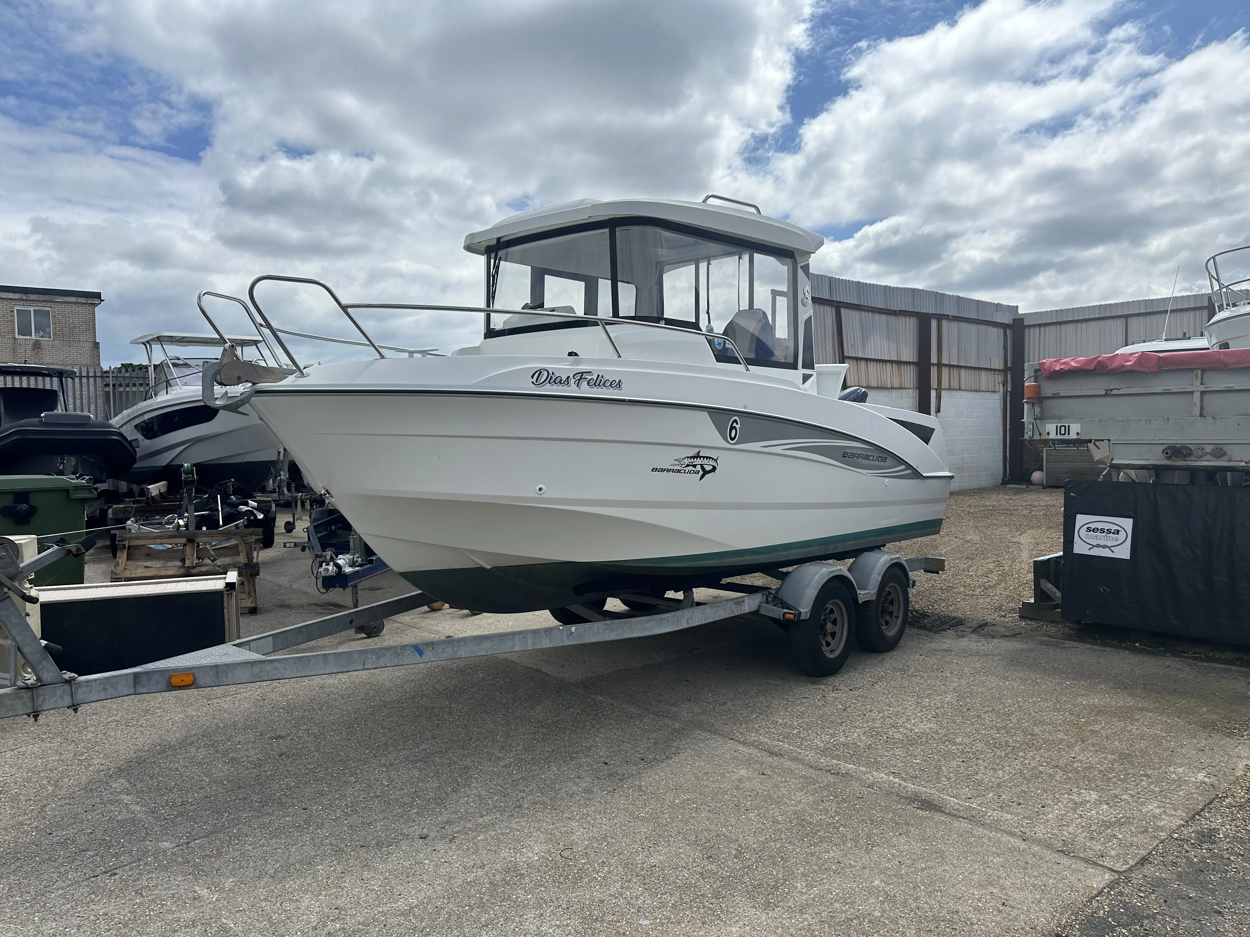 2018 Beneteau barracuda 6 outboard