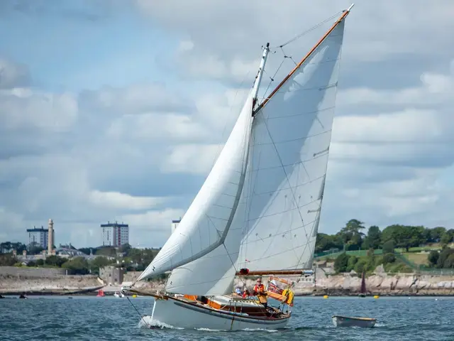 Classic 28' GRP Falmouth Working Boat Gaff Cutter