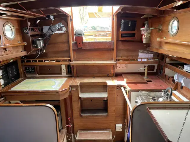 Classic 28' GRP Falmouth Working Boat Gaff Cutter