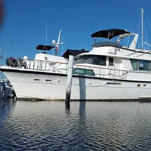 1986 Hatteras 53 Extended Deck