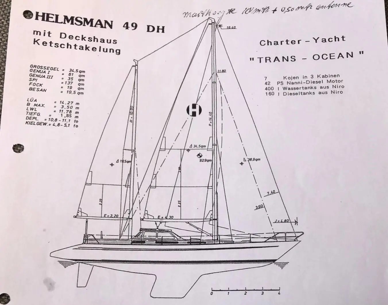 1984 Ocean 49 trans ocean