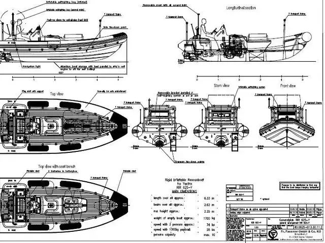 Fassmer RIR-625-Y RIB TENDER