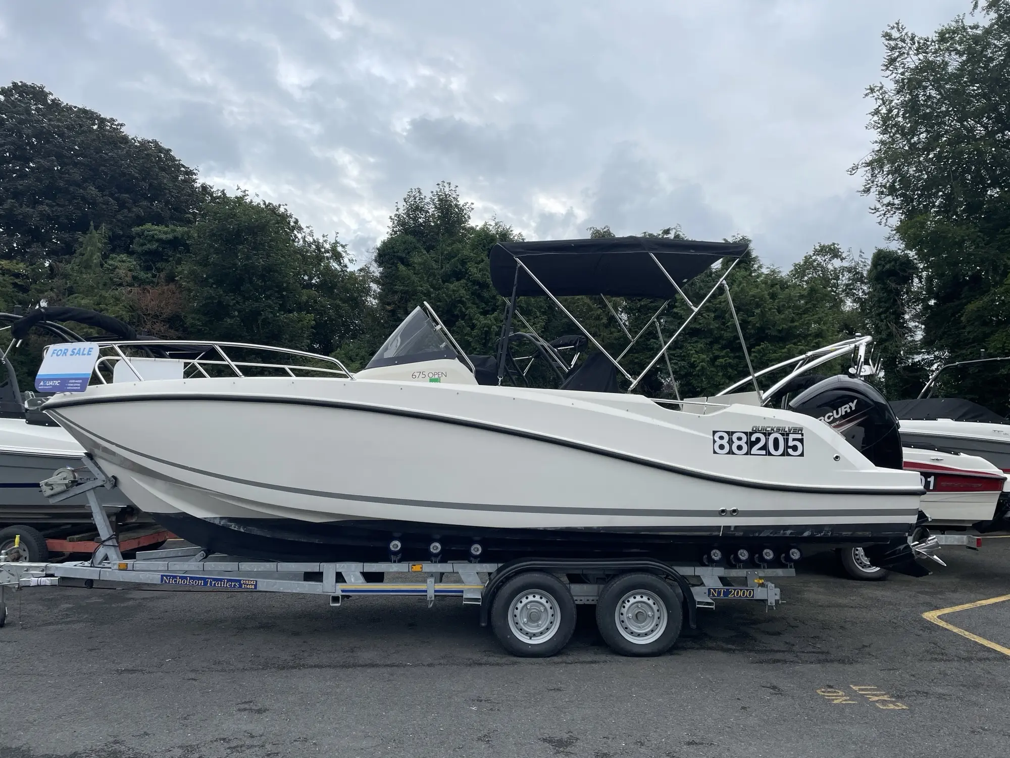 2017 Quicksilver 675 activ open