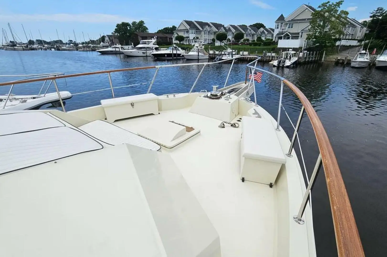 1987 Hatteras cockpit motor yacht