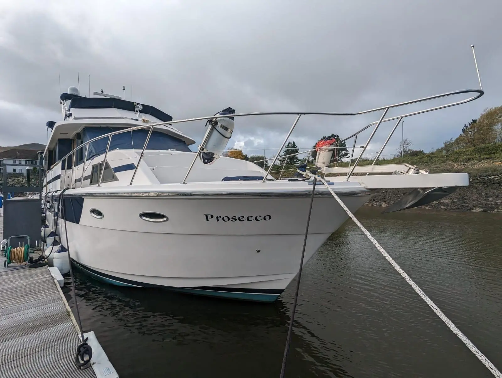 1989 Hershine 53 extended deckhouse motor yacht