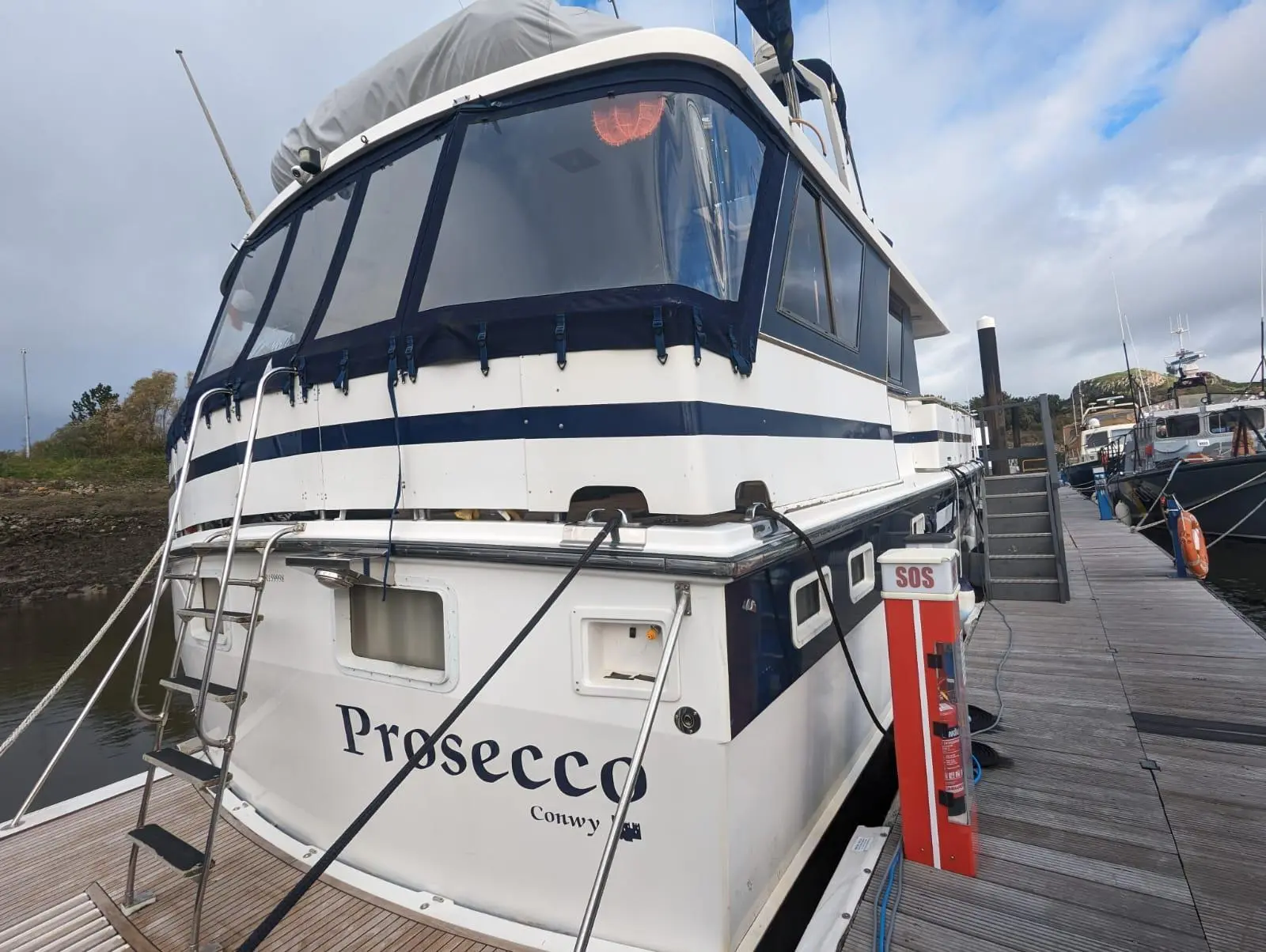 1989 Hershine 53 extended deckhouse motor yacht