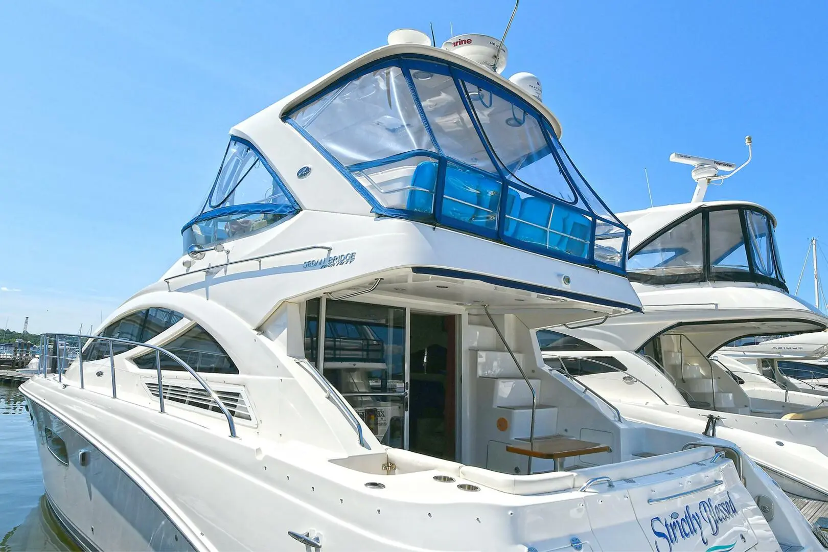 2012 Sea Ray 450 sedan bridge