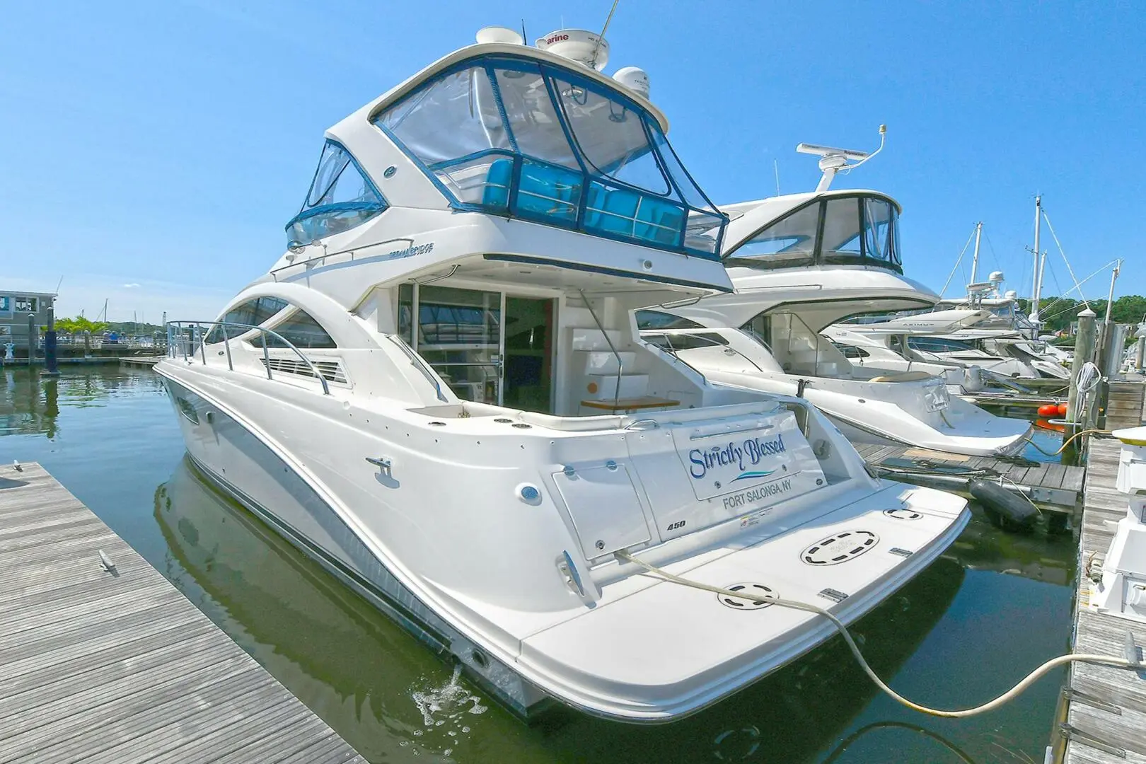 2012 Sea Ray 450 sedan bridge