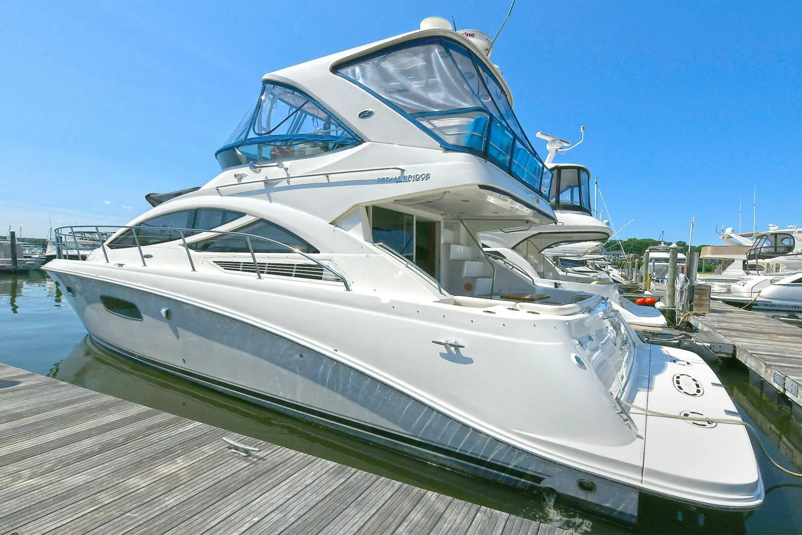 2012 Sea Ray 450 sedan bridge