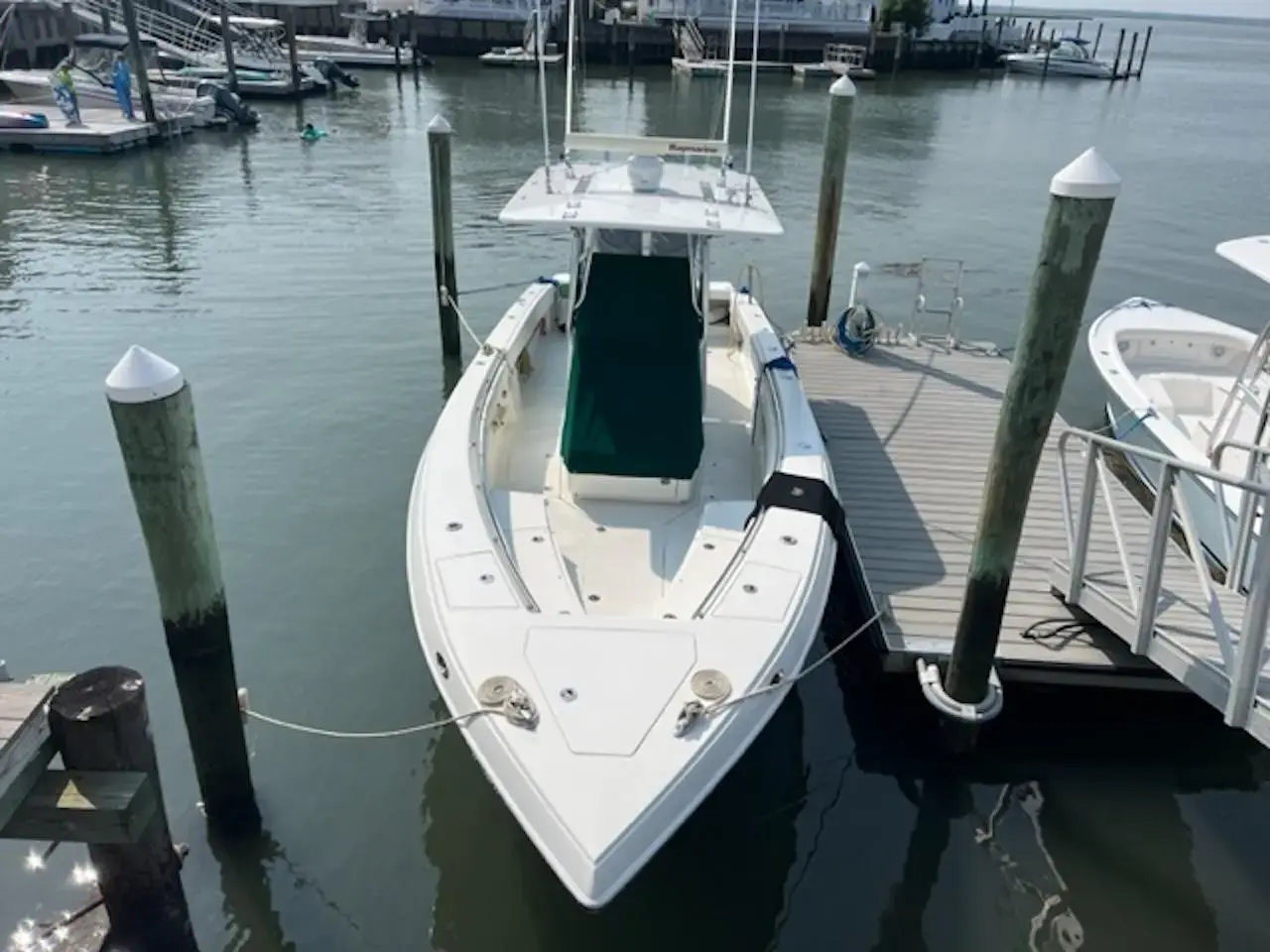 2008 Spectre 34 center console