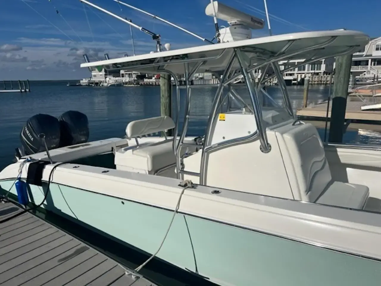 2008 Spectre 34 center console