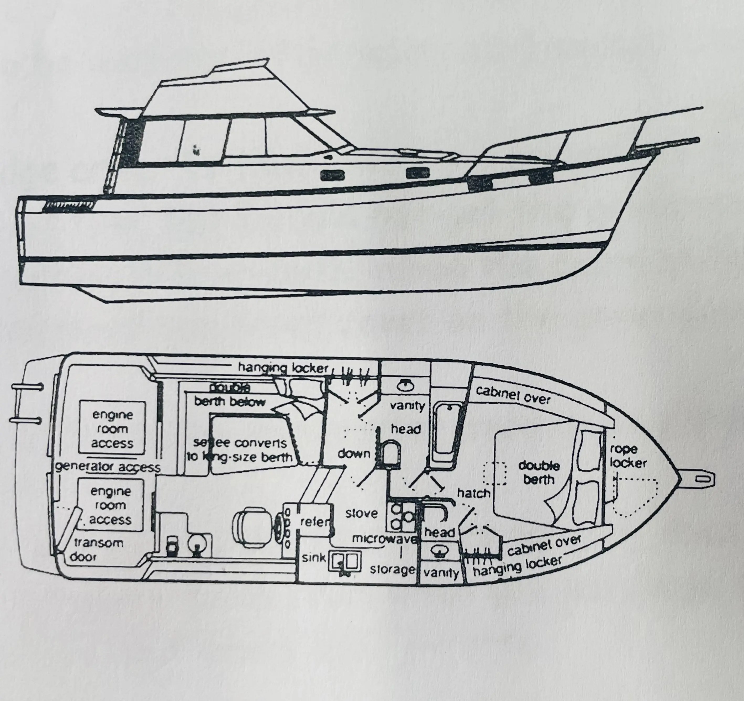 1988 Bayliner 3818 motoryacht