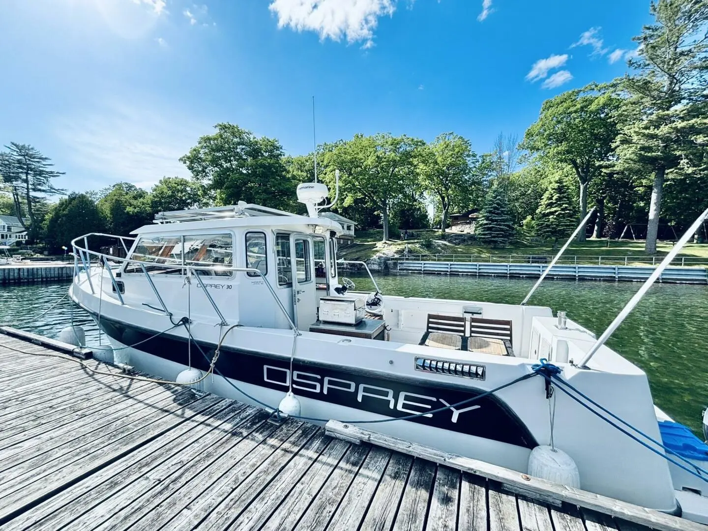 2004 Osprey 30 long cockpit