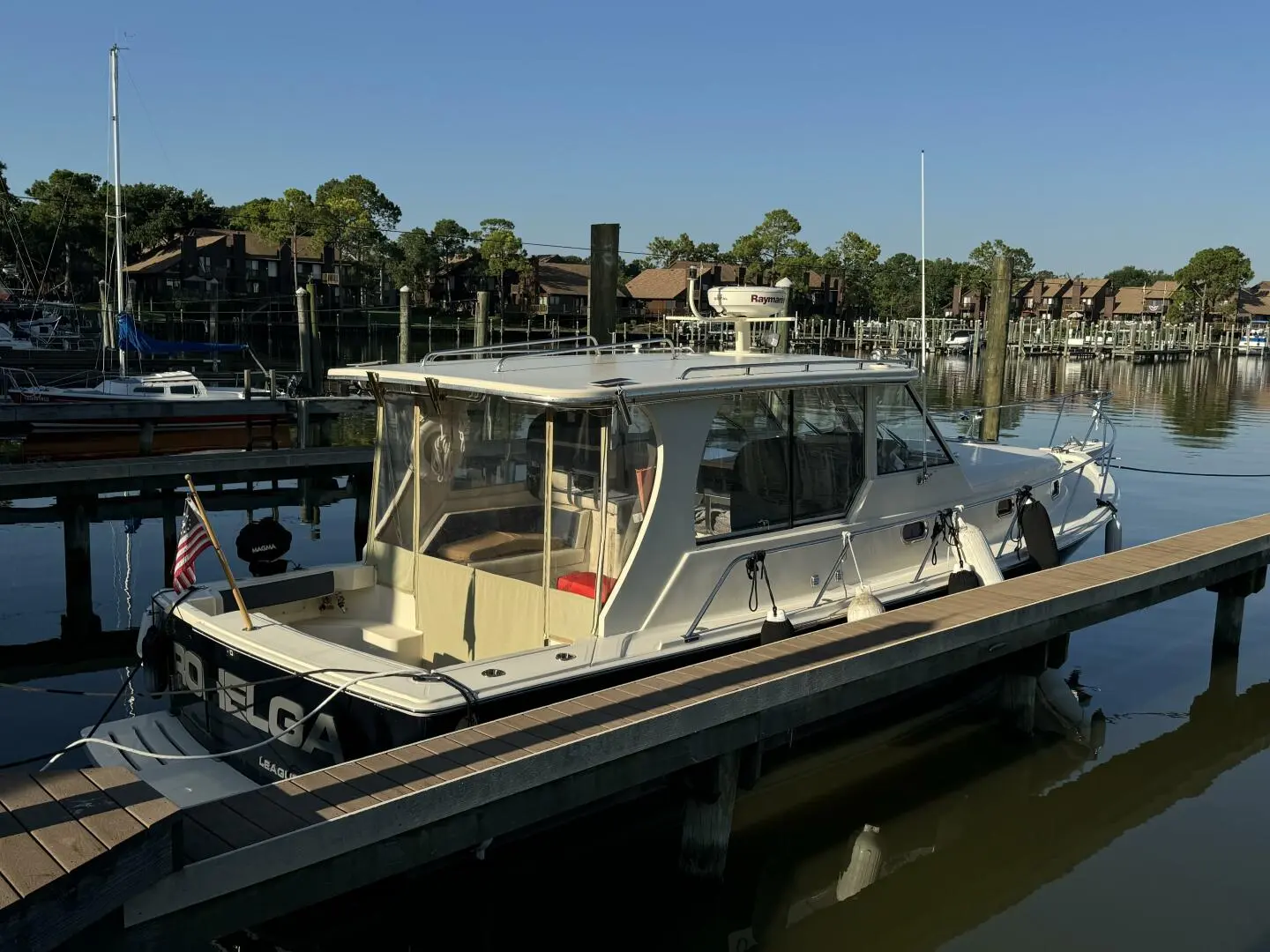 2008 Mainship 34 pilot hardtop