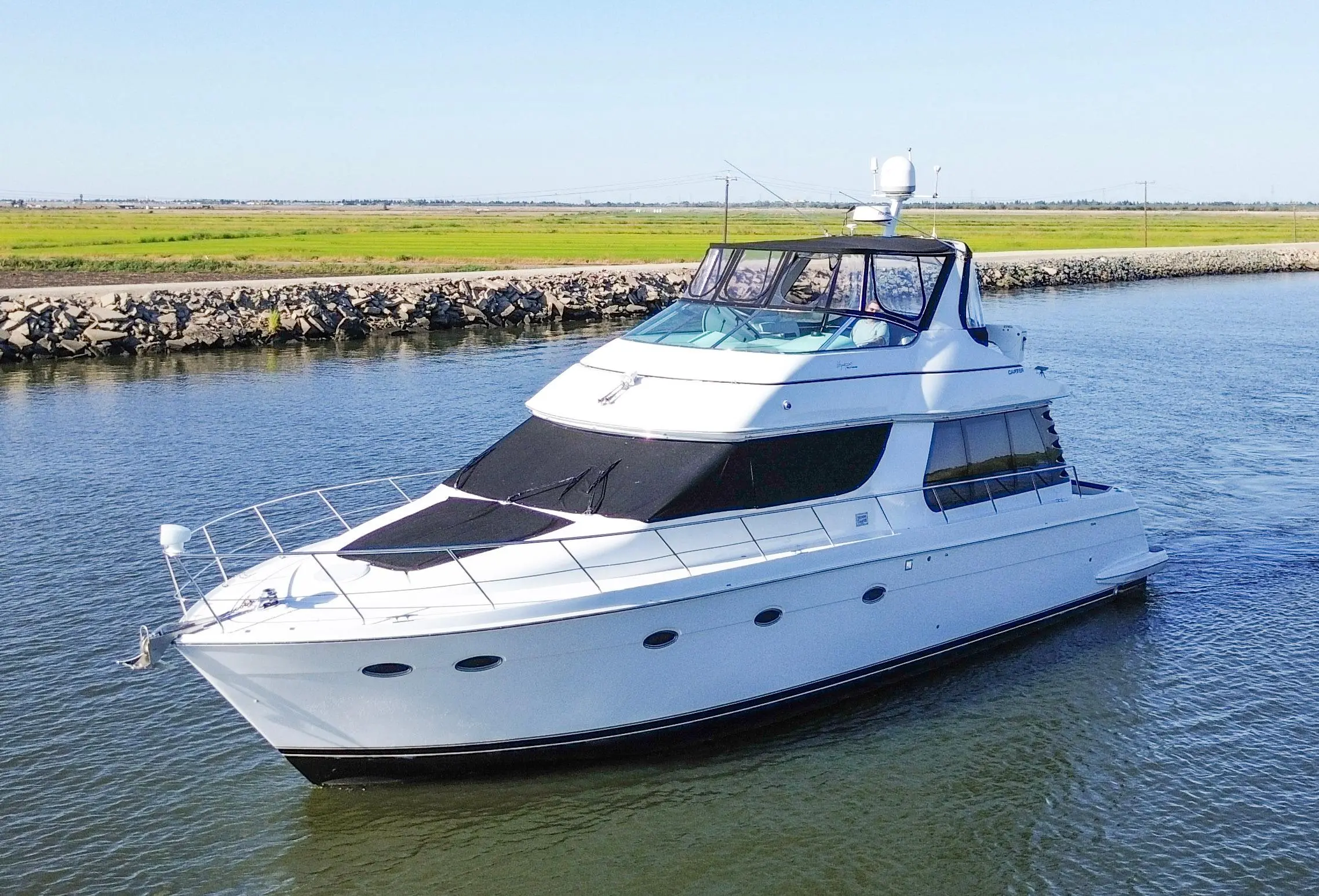 2000 Carver 530 voyager pilothouse