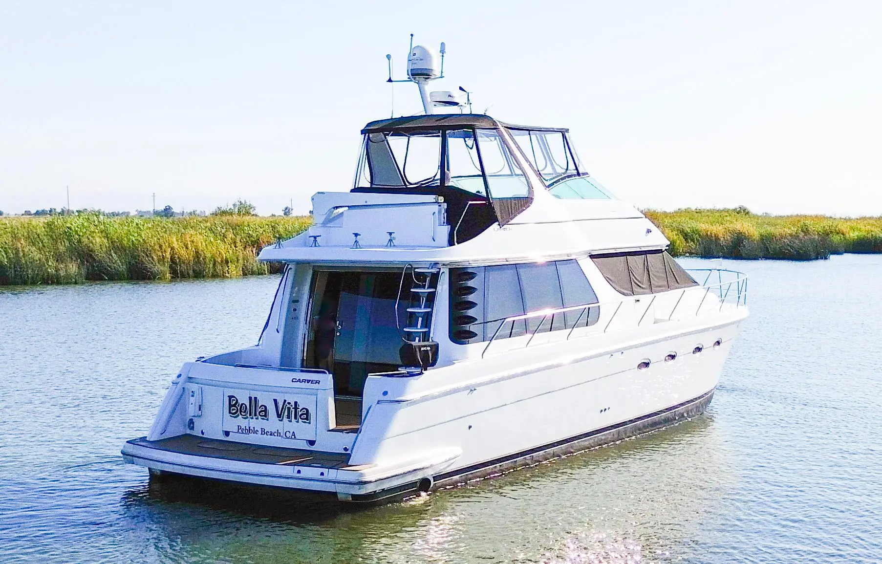 2000 Carver 530 voyager pilothouse