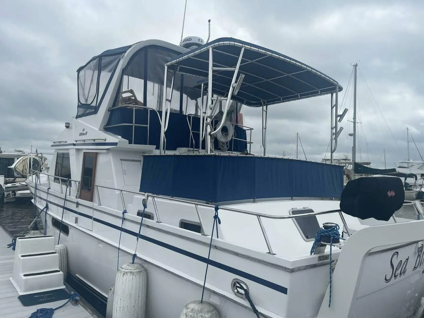 1985 Defever 40 offshore cruiser