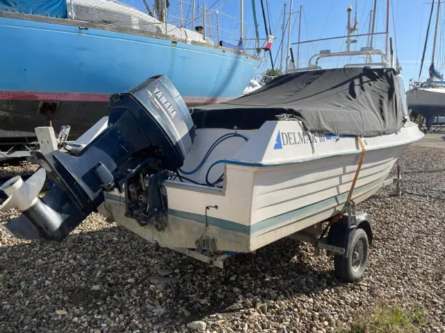 1986 Yamaha 16 fishing boat