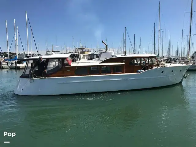 Monk Try Cabin Canoe Stern Diesel Motor Yacht