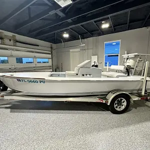 2013 Custom Harrison Boatworks Flats Tunnel Skiff