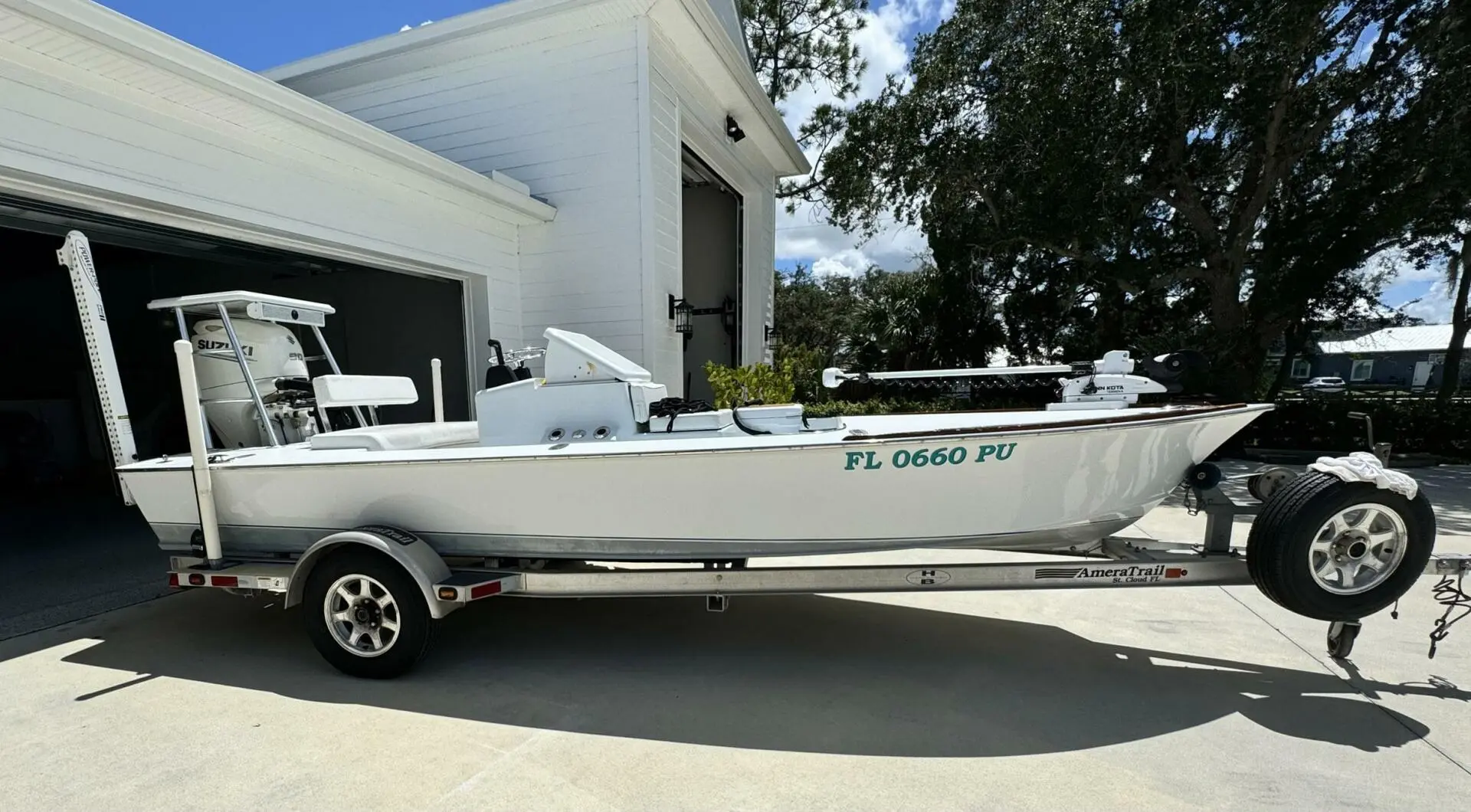 2013 Custom harrison boatworks flats tunnel skiff