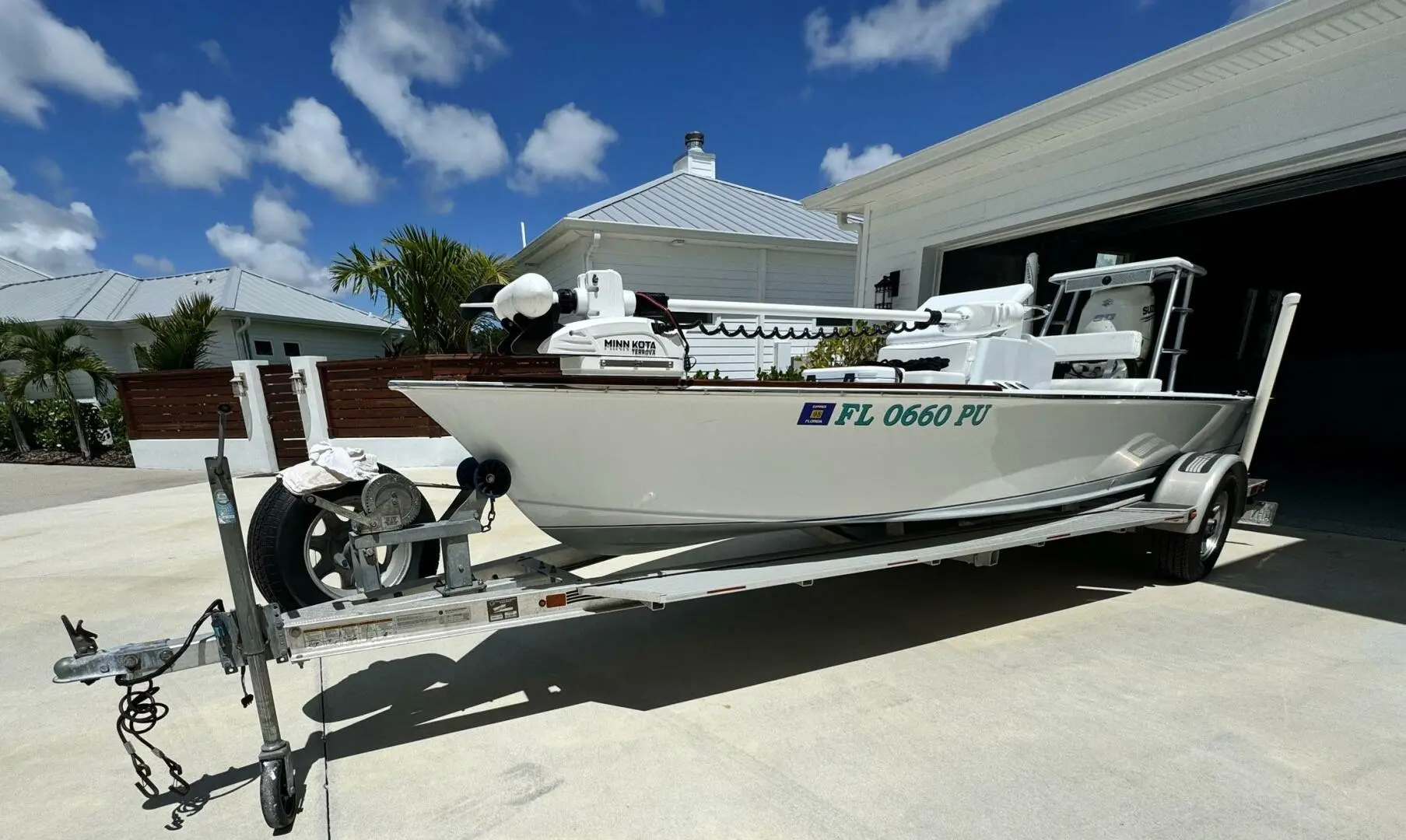 2013 Custom harrison boatworks flats tunnel skiff