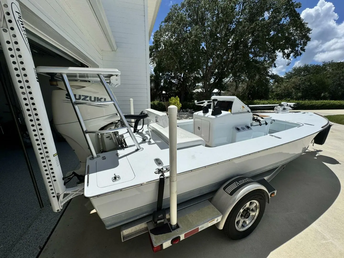 2013 Custom harrison boatworks flats tunnel skiff