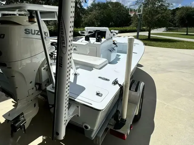 Custom Harrison Boatworks Flats Tunnel Skiff