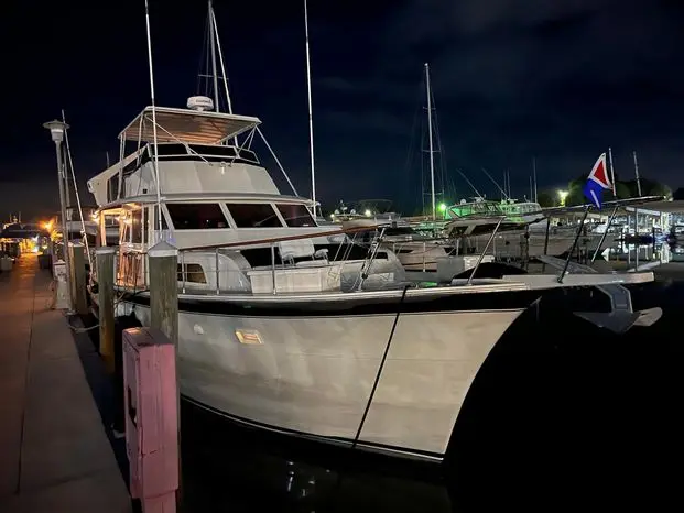 1972 Hatteras yacht fish