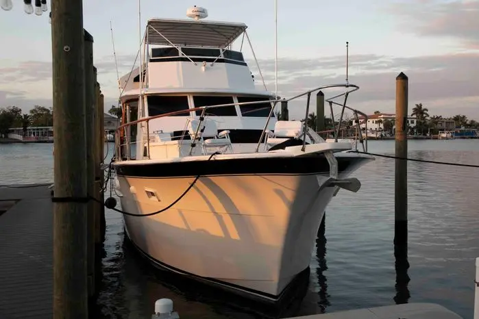 1972 Hatteras yacht fish