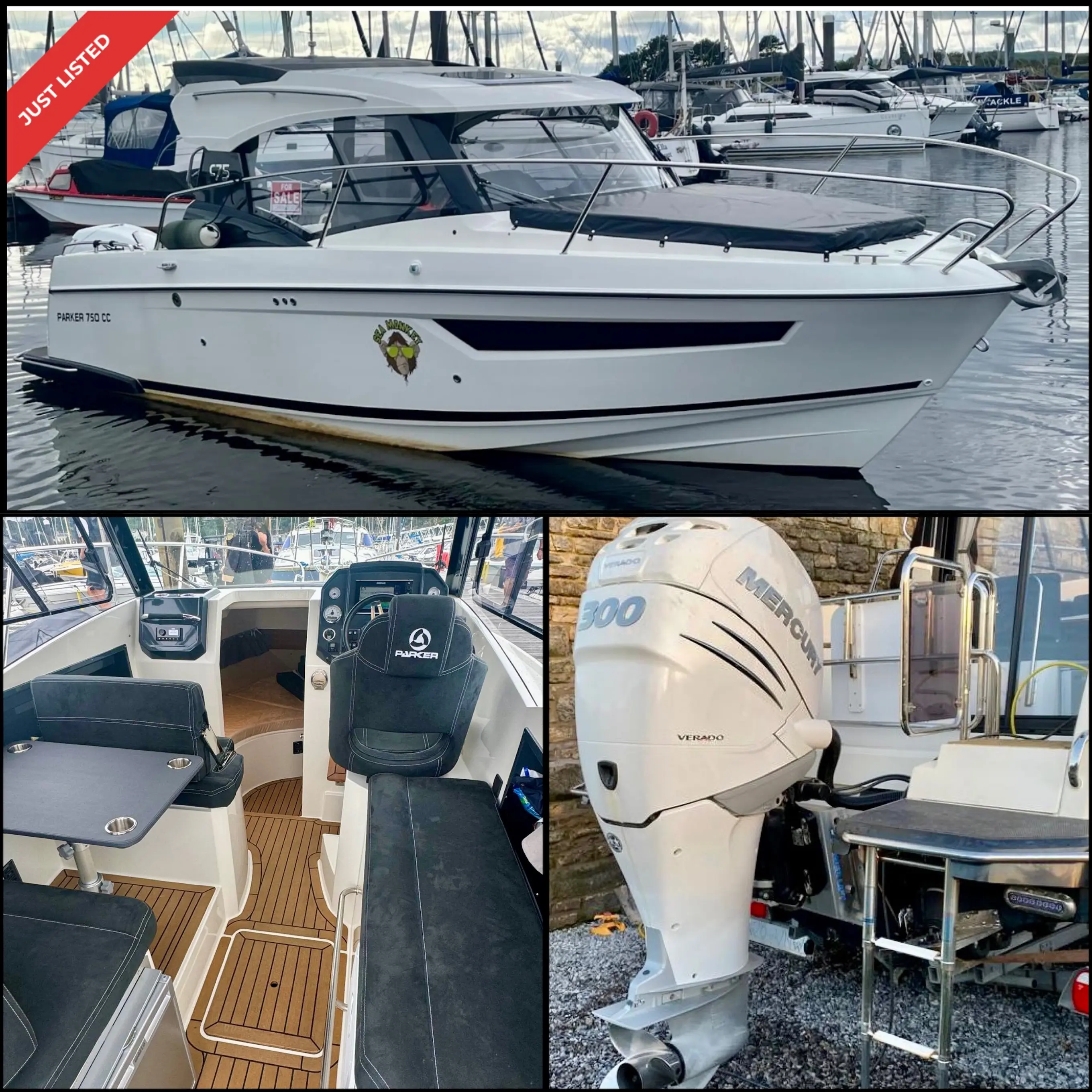 2016 Parker 750cc cabin cruiser