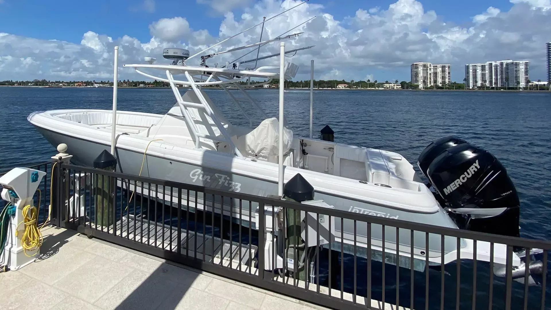 2012 Intrepid 327 center console