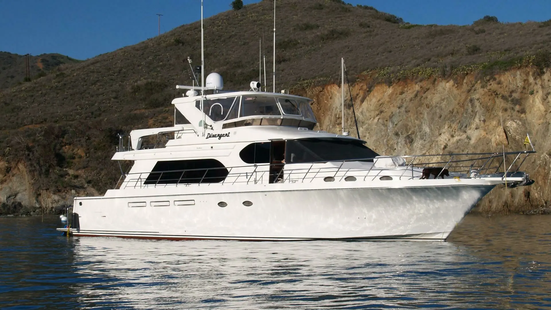 2005 Ocean 64 cockpit pilothouse