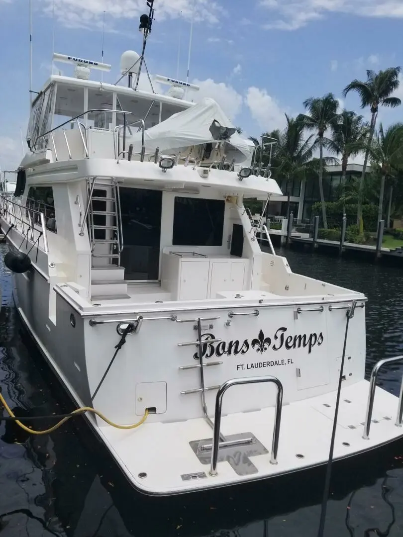 2005 Ocean 64 cockpit pilothouse