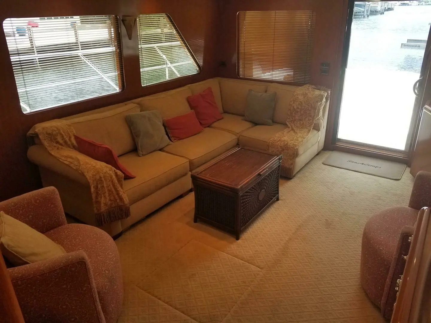 2005 Ocean 64 cockpit pilothouse