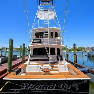 2004 Viking 65 Enclosed Bridge w-Tower