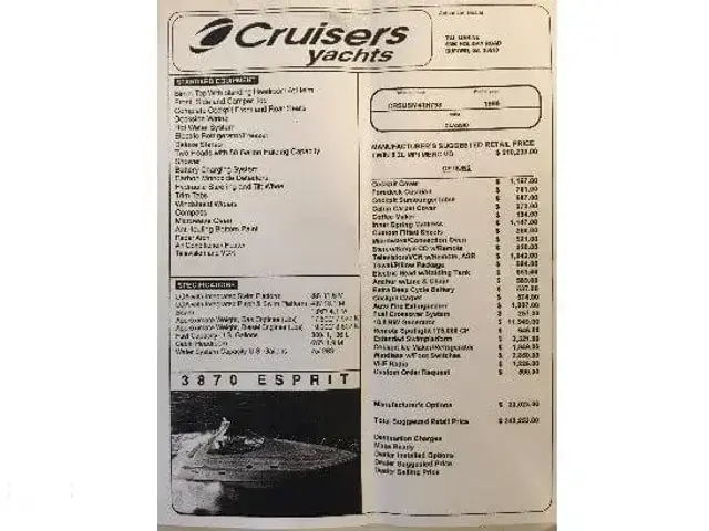 Cruisers 3870 Express