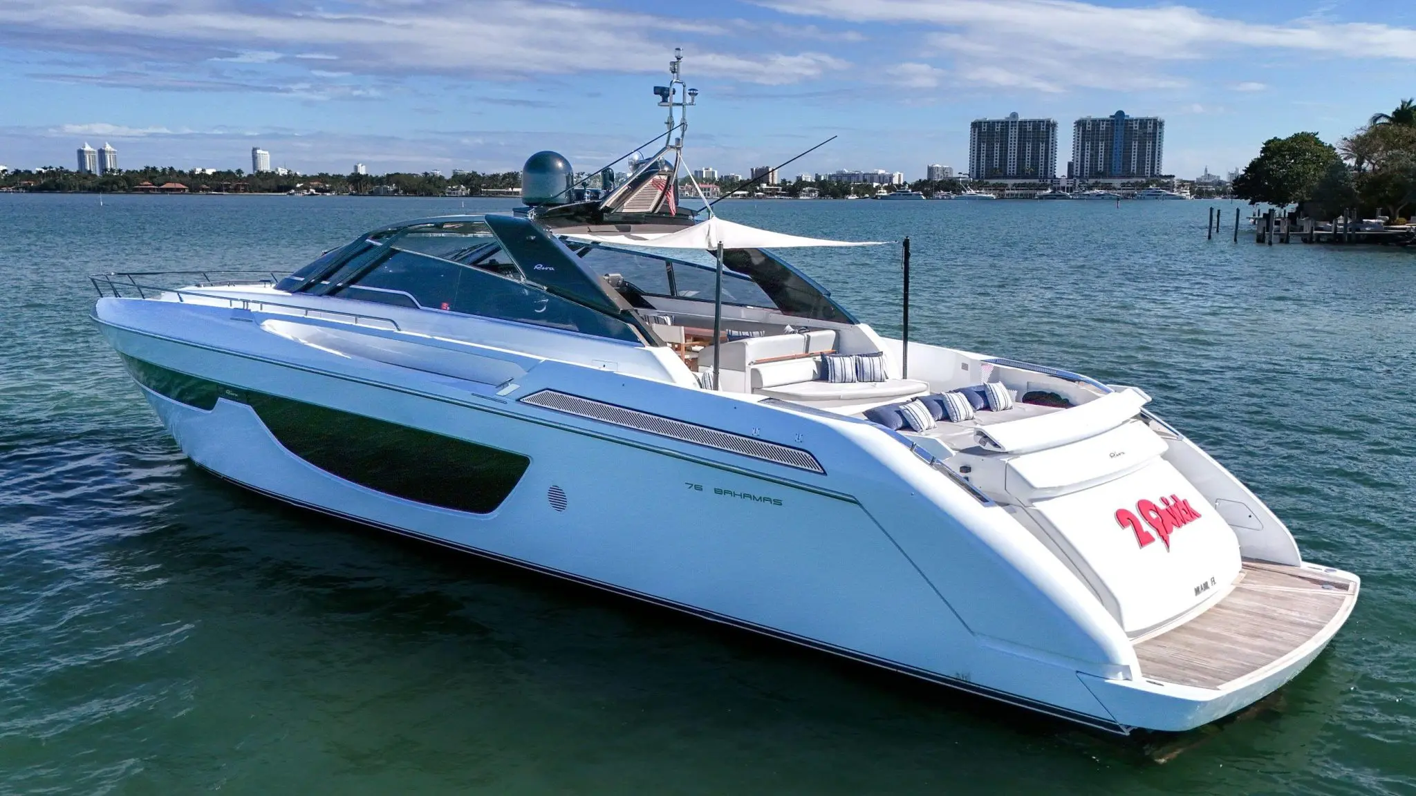 2018 Riva 76 bahamas