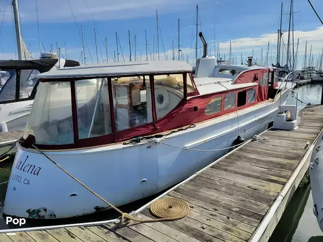 Monk Tri Cabin Canoe Stern Diesel Motor Yacht