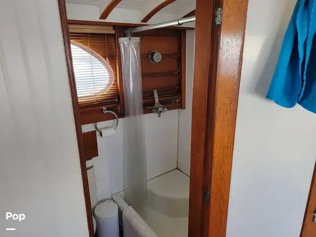 Monk Tri Cabin Canoe Stern Diesel Motor Yacht