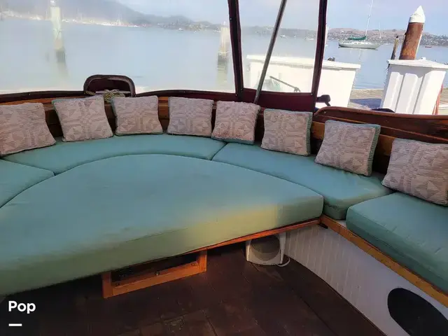 Monk Tri Cabin Canoe Stern Diesel Motor Yacht