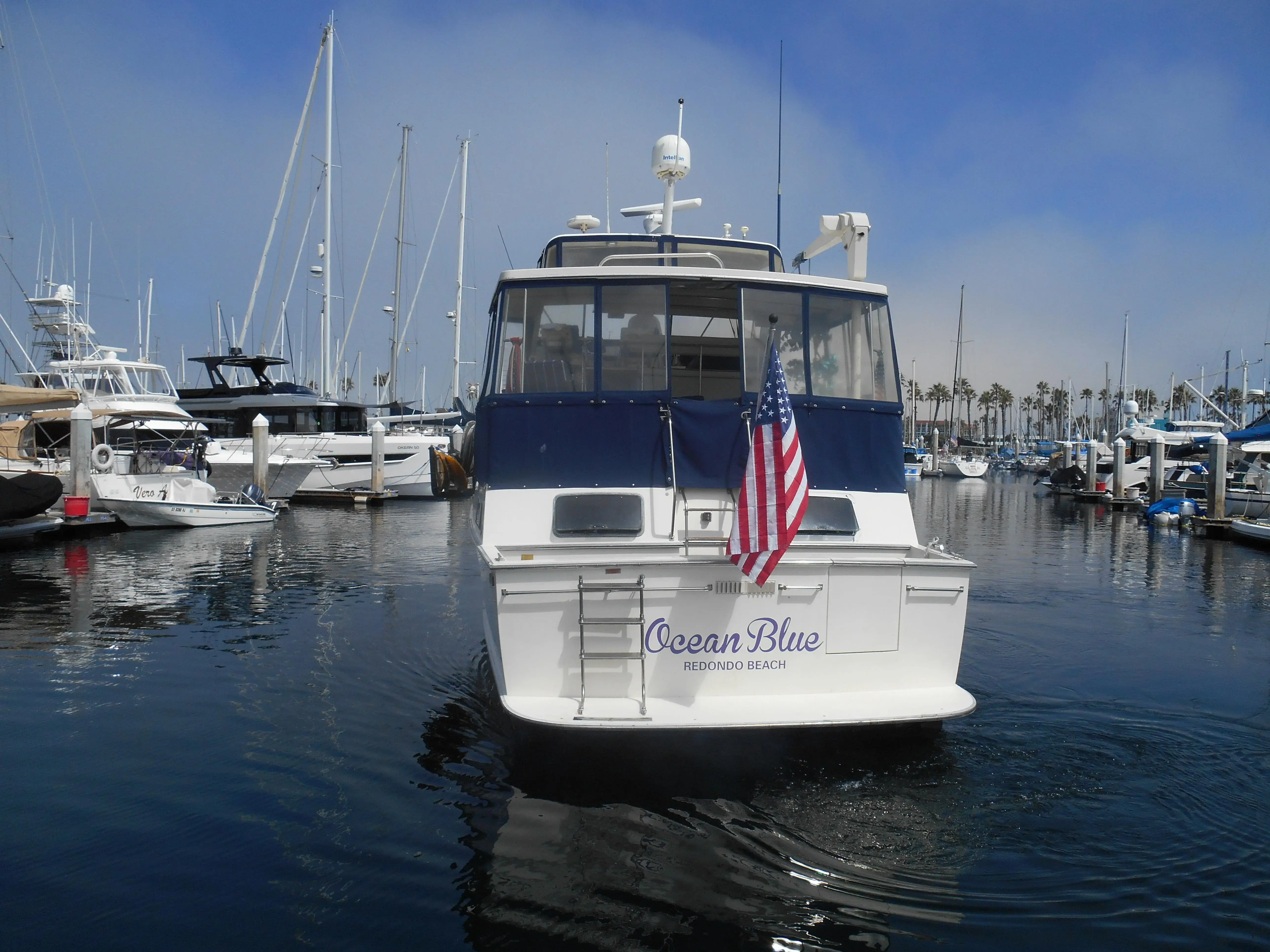 1990 Tollycraft 44 cockpit motoryacht