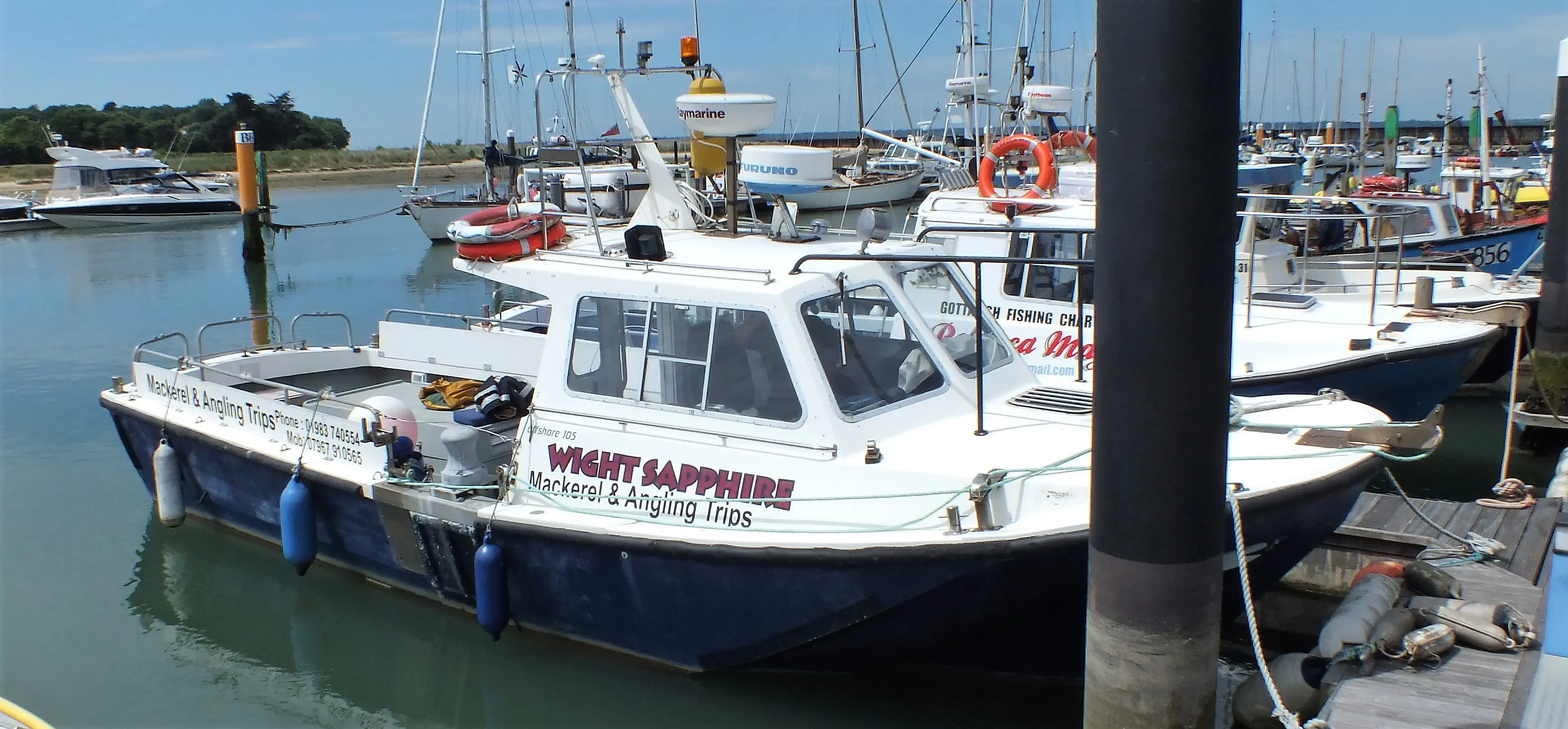 1991 Offshore 105 fishing boat