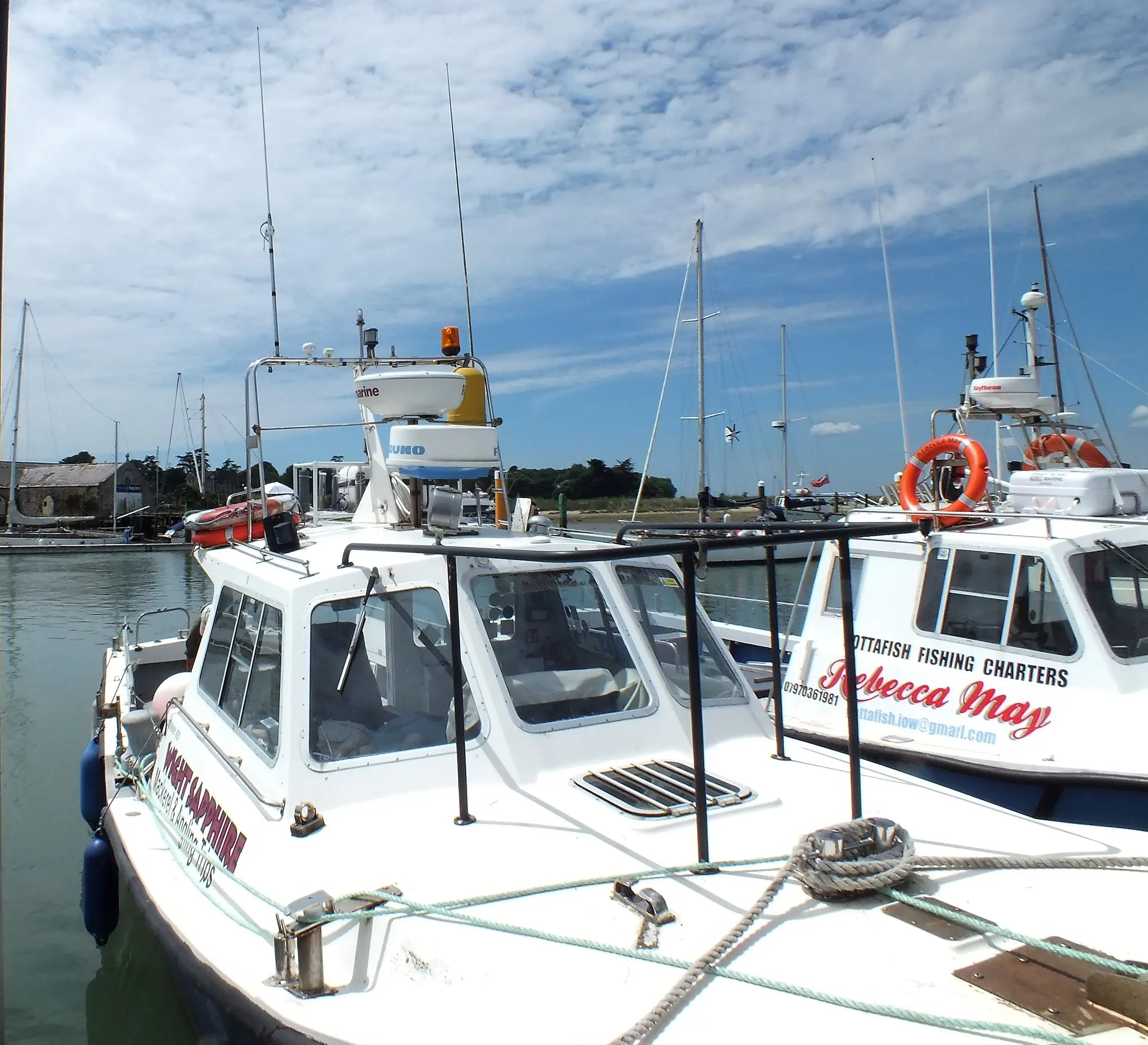 1991 Offshore 105 fishing boat