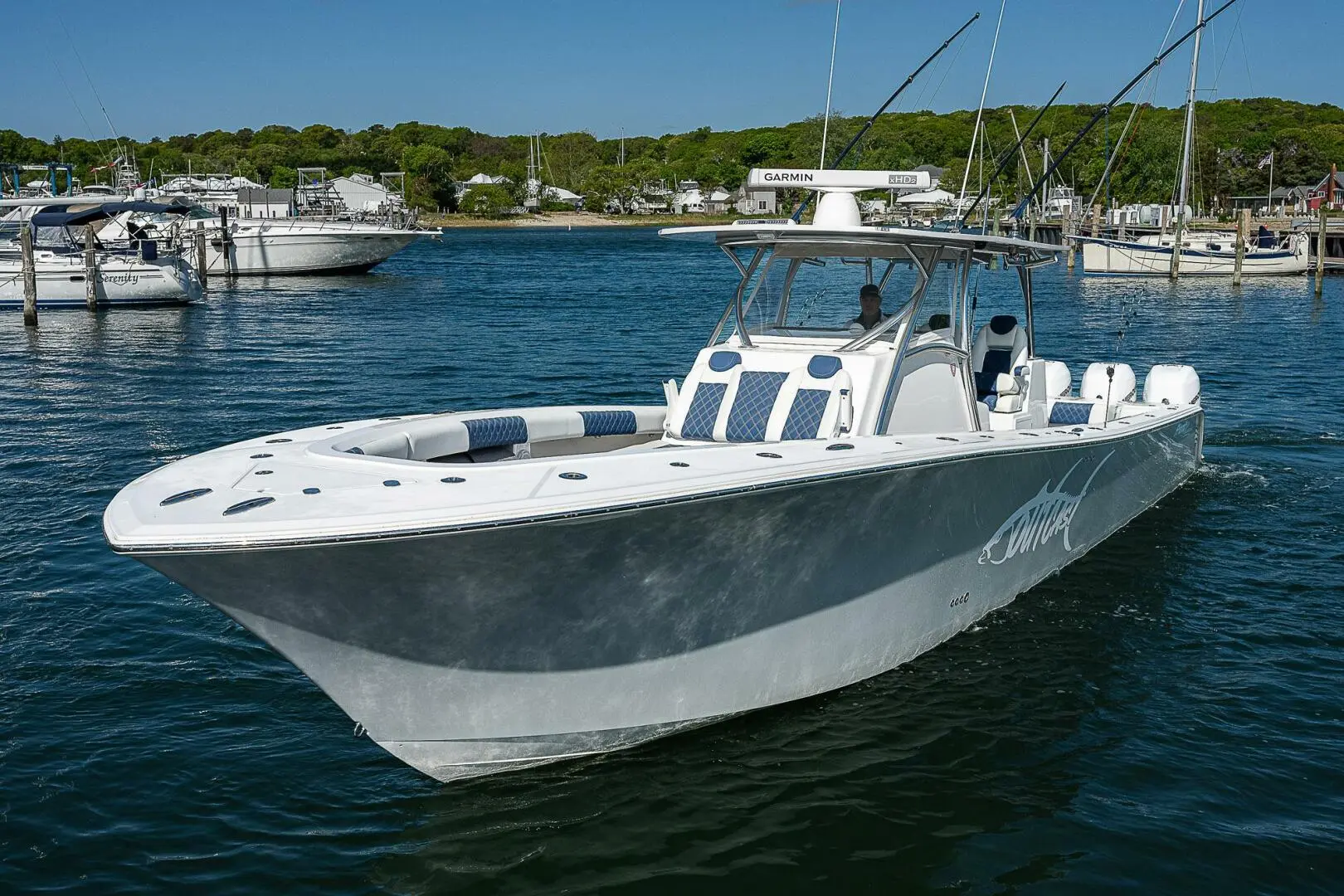 2021 Mercury 39 center console