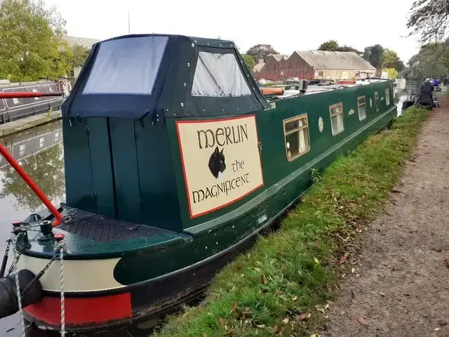 South West Durham Steel Craft 54ft Narrowboat Called Merlin The Magnificent